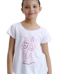 camiseta ballet happy dance niña