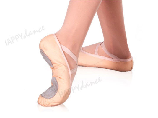 Zapatilla ballet tela suela partida Happy Dance