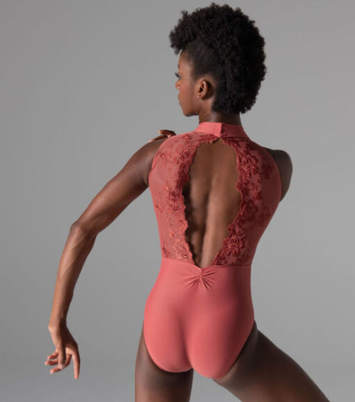 Maillot Cuello Alto Ballet Rosa Amélie