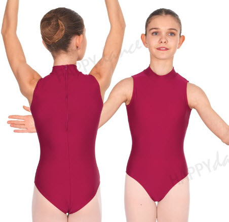 Maillot NIÑA color burdeos - Aros Dance