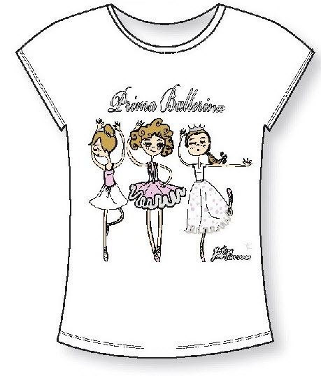 camisetas de ballet