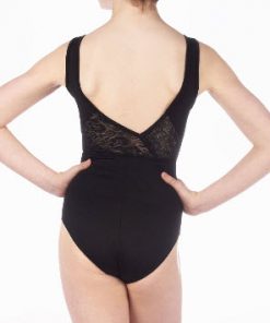 Maillot Ballet Niña So Danca con encaje floral