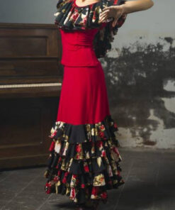 Falda Baile Flamenco Davedans Zagra