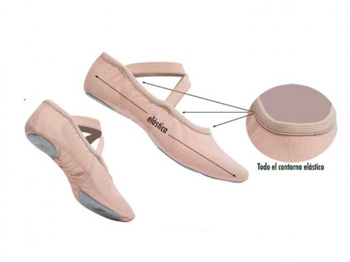 Zapatilla Ballet Happy Dance Media Punta