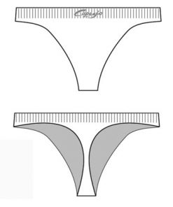 Tanga Capezio Seamless Low-Rise Thong