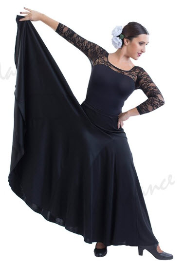 Falda Flamenca Seda Happy Dance para Comprar Online - Faldas de