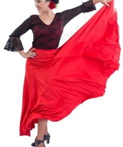 Falda Flamenca Seda Happy Dance