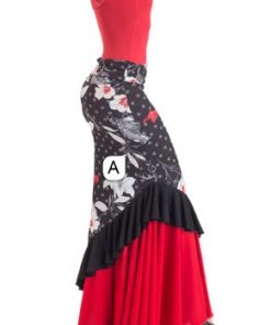 Falda Baile Flamenco Niña Happy Dance Trincha Ancha