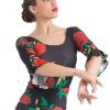 Cuerpo Flamenco Lycra estampada Happy Dance