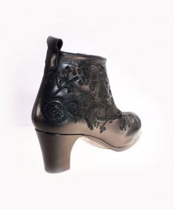 Zapatos de Flamenco Mujer Begoña Cervera Botín Bordado