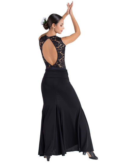 Falda Flamenca Godet Trasero Happy Dance para Comprar Online