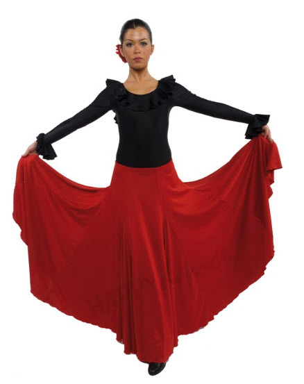 Falda Flamenca Nesgas Happy Dance