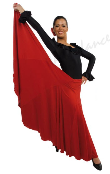 vendedor trono Fructífero Falda Flamenca Nesgas Happy Dance para Comprar Online - Faldas de