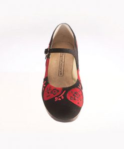 Zapatos de Flamenco Mujer Begoña Cervera Lunas Bordadas