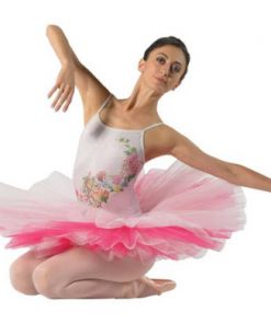Maillot Floral Marlise Ballet Rosa