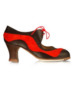 Zapatos de Flamenco Mujer Begoña Cervera Volante Cordonera