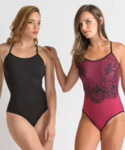 Maillot Ballet Rosa Olympia Reversible