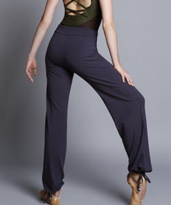 S.lemon Pantalón De Calentamiento Para Ballet (Mujer): Cintura Elástica, Puños En Tobillo Y Tejido Nylon Antipilling – Talla S A 2XL