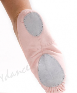 Zapatilla Ballet Happy Dance Media Punta Blanca Suela Partida