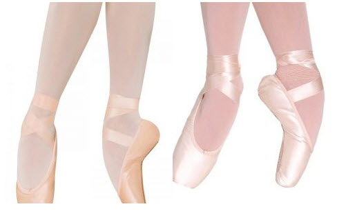 puntas de ballet