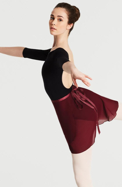 Falda Ballet Capezio Georgette Wrap Skirt