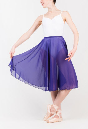 Falda Ballet Capezio Mid Calf Full Circle Skirt