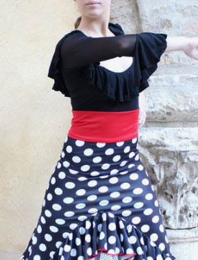 Fajín Flamenco de Colores CHD