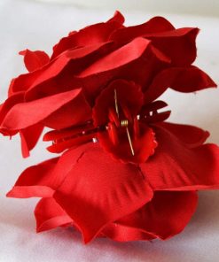 Flor de Flamenca Grande con Pinza CHD