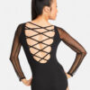 Maillot Multi-Tiras Capezio Strappy Back Long Sleeve