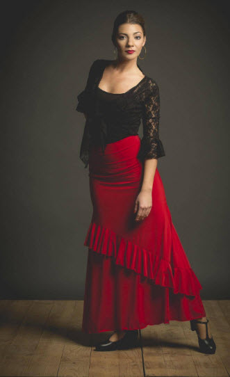 Falda Flamenca Davedans Bornos