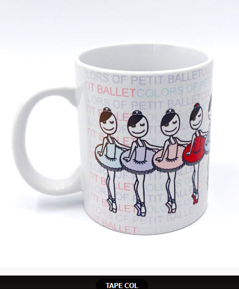 Tazas Danza Tape El Petit Ballet