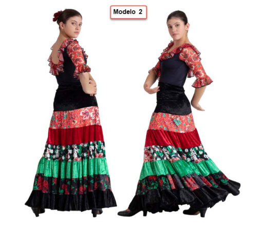 Falda Flamenca 5 Piezas Happy Dance