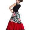 Falda Flamenca Volante Diagonal Happy Dance