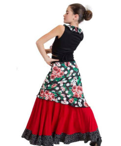 Falda Flamenca Volante Diagonal Happy Dance