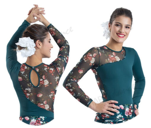 Maillot Flamenco Cuello Caja Happy Dance