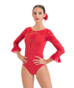 Maillot Flamenco Escote Pico Happy Dance