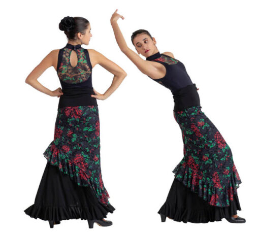 Sobre Falda Flamenca Happy Dance