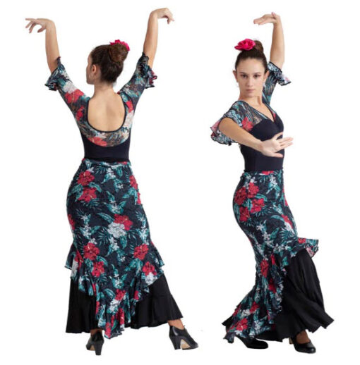 Sobre Falda Flamenca Pico Happy Dance