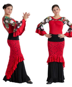 Sobre Falda Flamenca Pico Happy Dance