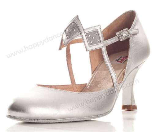 Zapato Fantasía Plata Baile de Salón Happy Dance