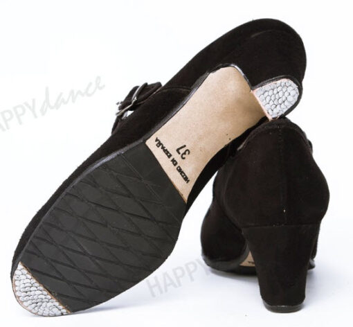 Zapatos de Baile Flamenco Happy Dance Semiprofesional Hebilla Ancha