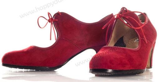 Zapatos de Baile Flamenco Happy Dance Semiprofesional Lazo