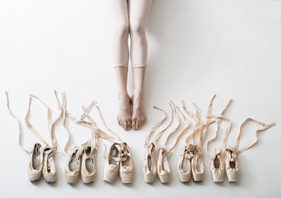 Cuidados de las puntas de ballet