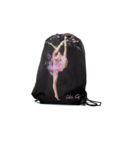 Bolsa Saco Negra Gimnasia Rítmica Like G.