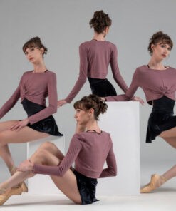 Top Nudo Ballet Rosa Megumi