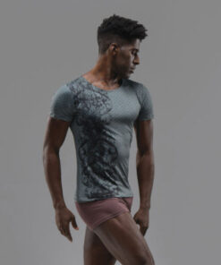 Camiseta Ballet Hombre Abrax Ballet Rosa