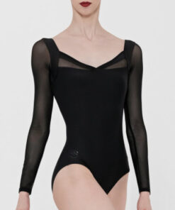 Maillot Ballet de Encaje con Mangas Cortas Iona Move Dance