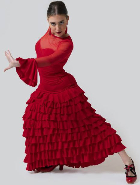 Vestido Flamenca Davedans Barletta para - Ropa Baile