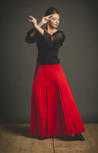 Falda Flamenca Granval. Davedans, Davedans Faldas para baile Flamenco