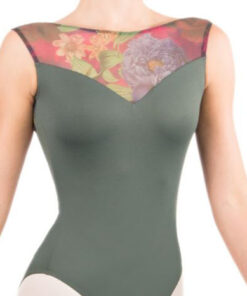 Maillot Floral Ballet Rosa Gabriella